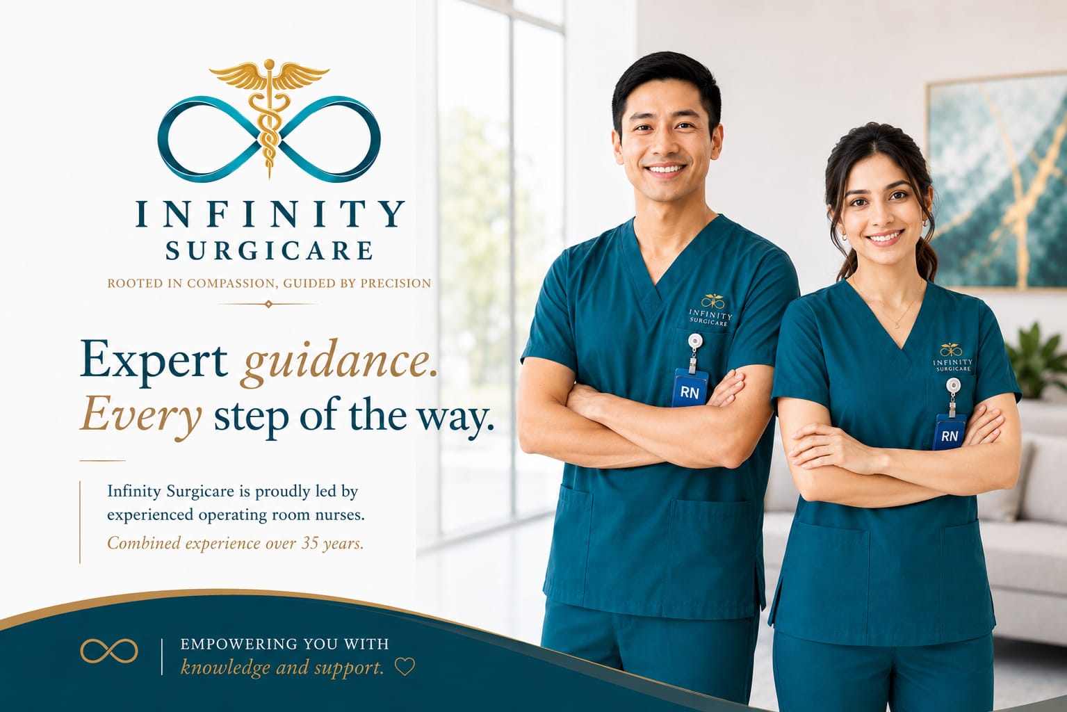 A calm healthcare support moment with a patient and nurse